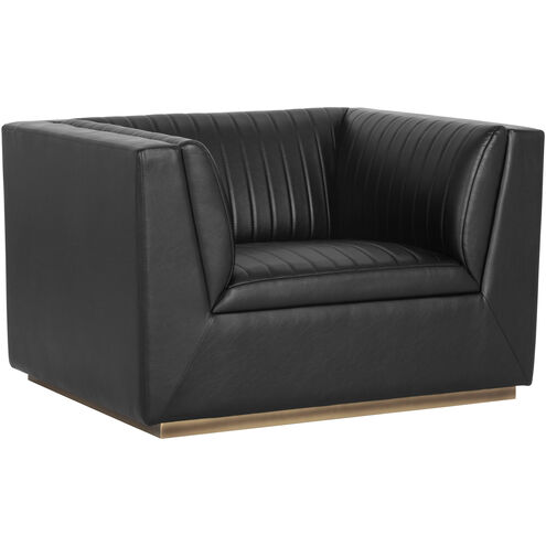 Bradley Vintage Black Armchair